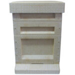 Nat Poly 14×12 Jumbo Hive+2 Supers - Inc Frames/Foundation