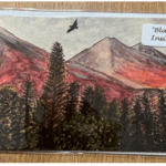 7" x 5" ALASKAN MOUNTAINS GREETINGS CARD