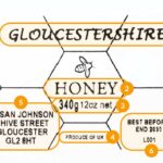 T5 Transparent Honey Jar Label