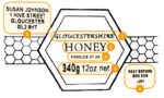 T4 Transparent Honey Jar Label