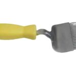 Cranked Stainless Steel Uncapping Fork with Plastic Handle