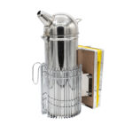 Etna 4x10 Stainless Steel Large Smoker with Guard with removable fuel chamber