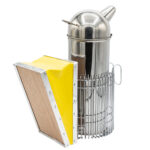 Etna 4x10 Stainless Steel Large Smoker with Guard with removable fuel chamber - Image 2