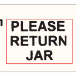 Clear LANDSCAPE Label 41x29mm ADD ANY TEXT