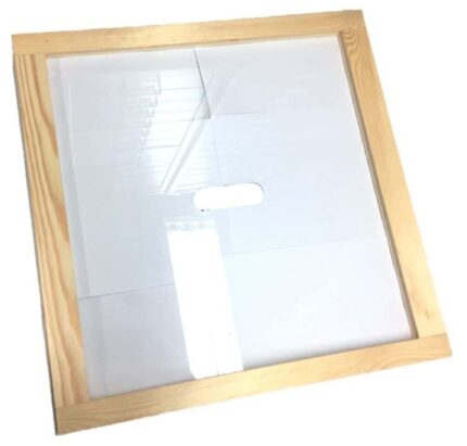 Comm Poly Hive Framed Polycarbonate Quilt+Hole - Excluding Porter Bee Escapes