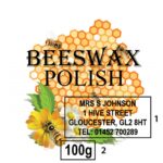 Polish Label with Bees on Honeycomb CIRCLE - 50mm OR 70mm