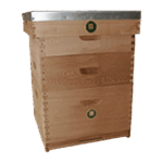 Langstroth Hive Consisting of: Solid Floor, Brood Chamber Empty & Roof