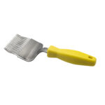 Cranked Stainless Steel Uncapping Fork with Plastic Handle