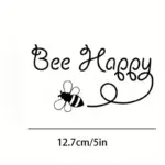 Bee Happy Car Sticker