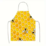 Bee Honey Print Apron