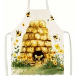 Bees on House of Honeycomb Apron