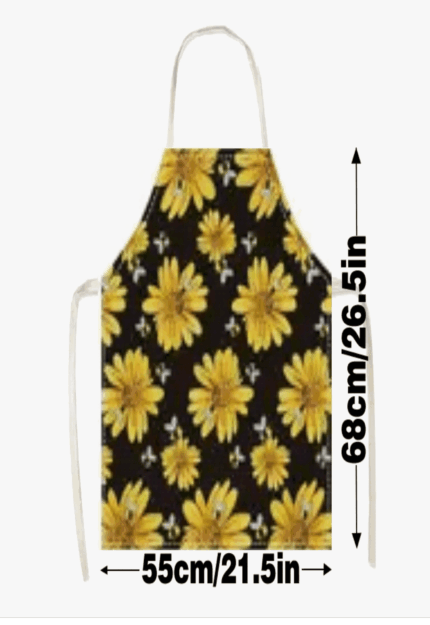 Bees on Yellow Daisies Apron