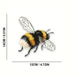 Black & Yellow Bee Car Sticker