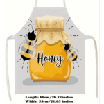 Jar of Honey with Bees on Apron