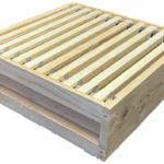 NATIONAL ROCK BOTTOM SUPER+10 SN1 FRAMES+BS SHALLOW WIRED+10 SLOT CASTELLATED SPACERS - CEDAR