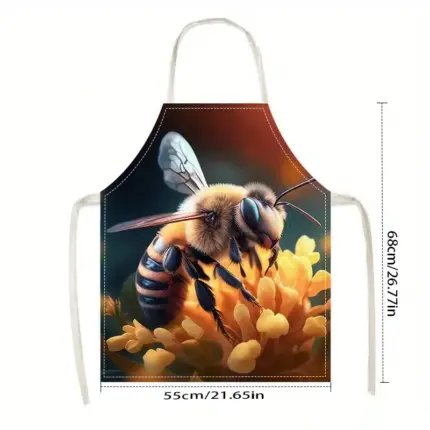 One Bee on Flower Apron