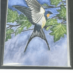7" x 5" SWALLOW GREETINGS CARD