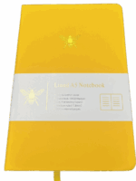 Lined A5 Bee Notebook - Image 2