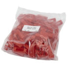 Narrow Plastic Ends - Red