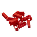 Narrow Plastic Ends - Red - Image 2